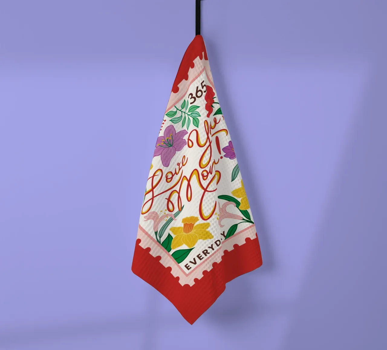 Je t'aime, maman ! - Collection 365 jours torchon de easternspringco