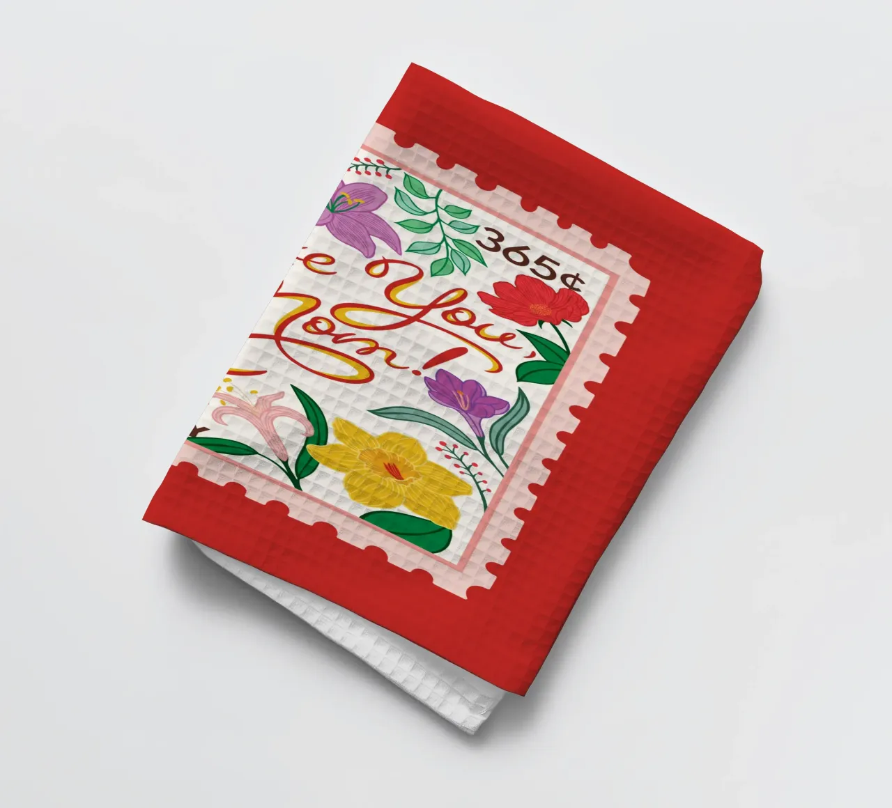 Je t'aime, maman ! - Collection 365 jours torchon de easternspringco