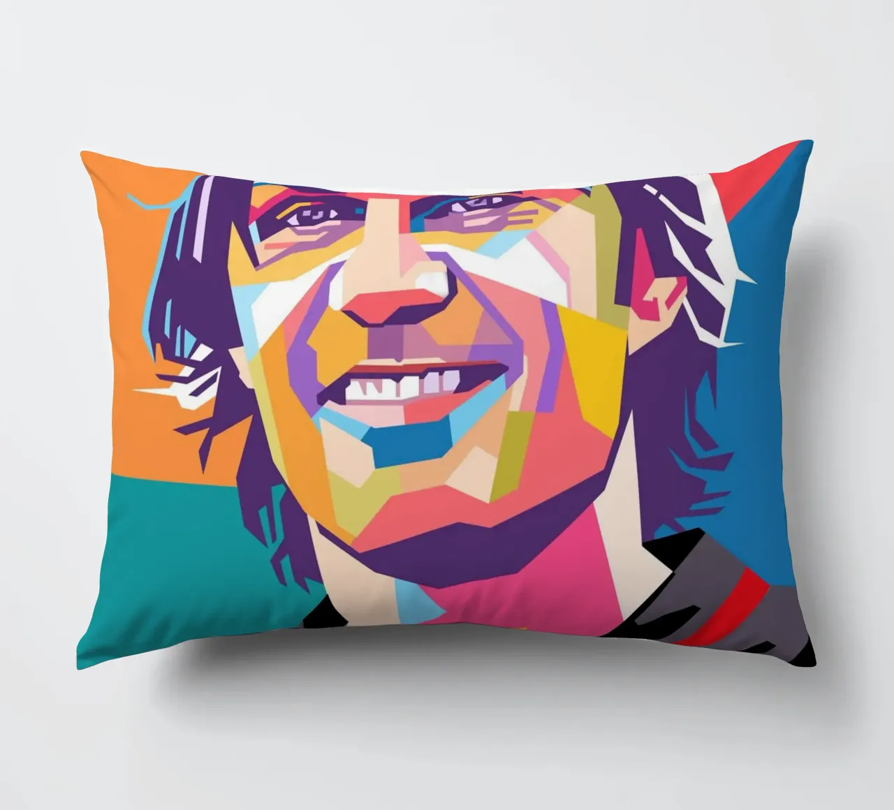 Paolo Maldini pop art portrait cuscino da Hantamrata