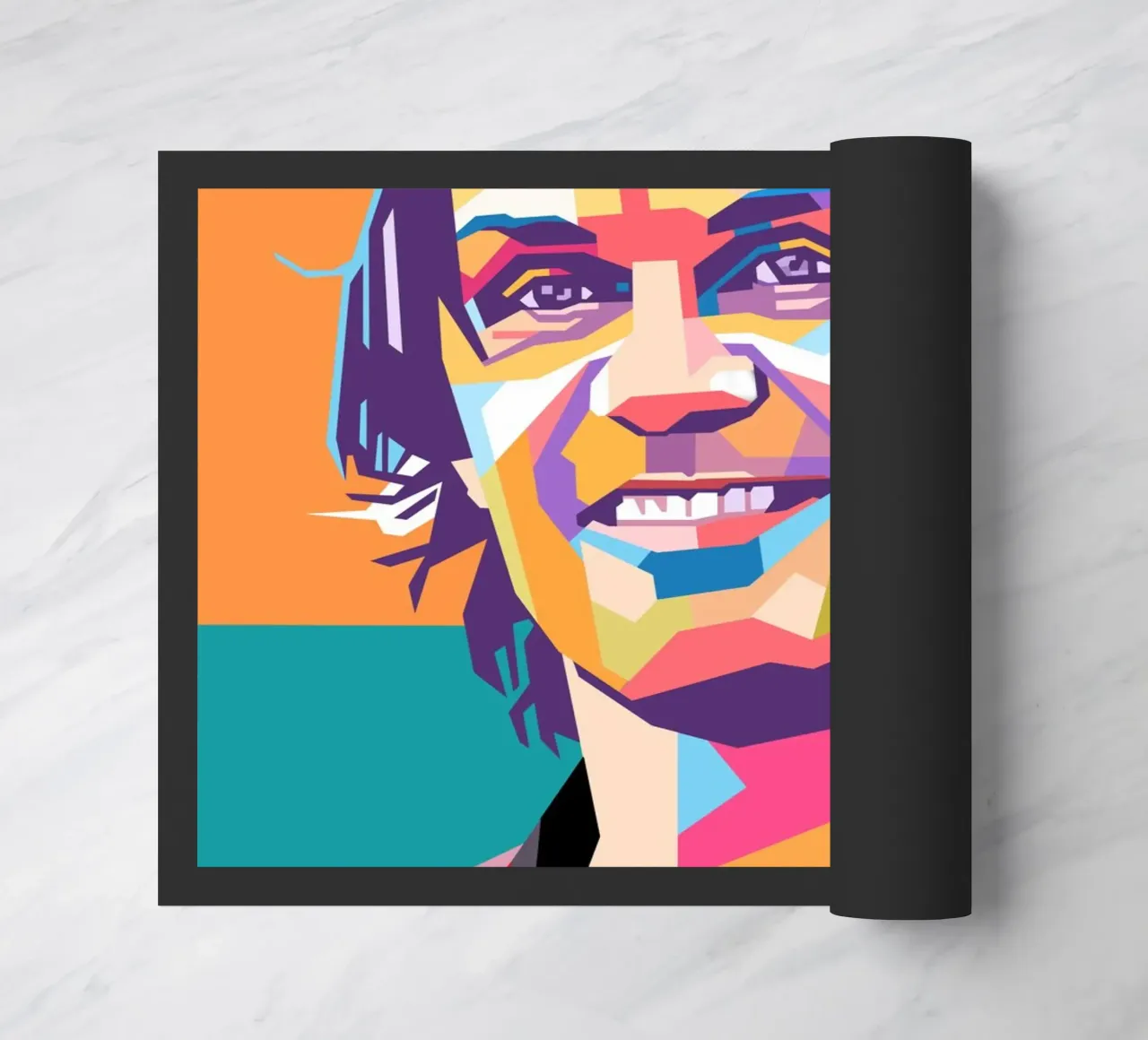 Paolo Maldini pop art portrait zerbino da Hantamrata