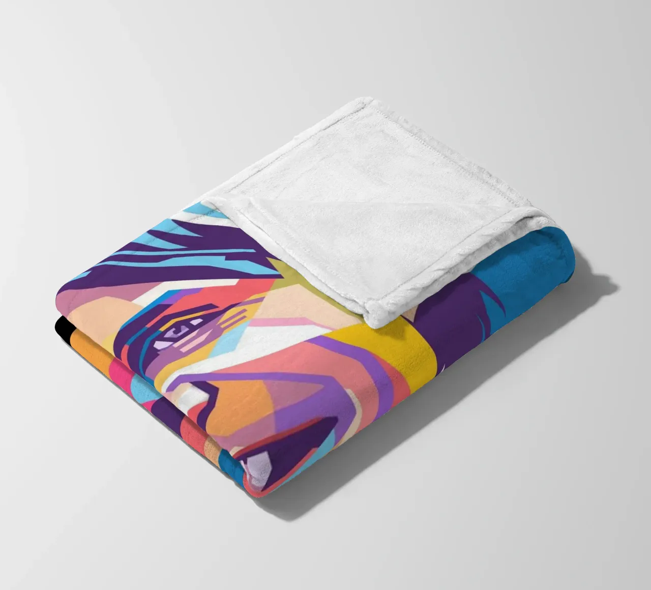 Paolo Maldini pop art portrait coperta in pile da Hantamrata