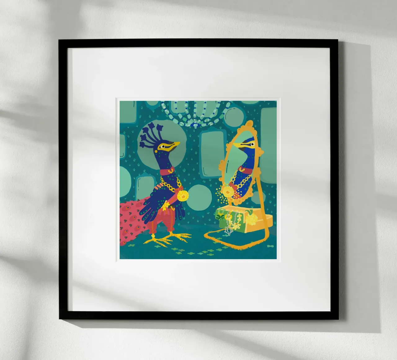 Fiero come un pavone poster da Lidia Blomgren