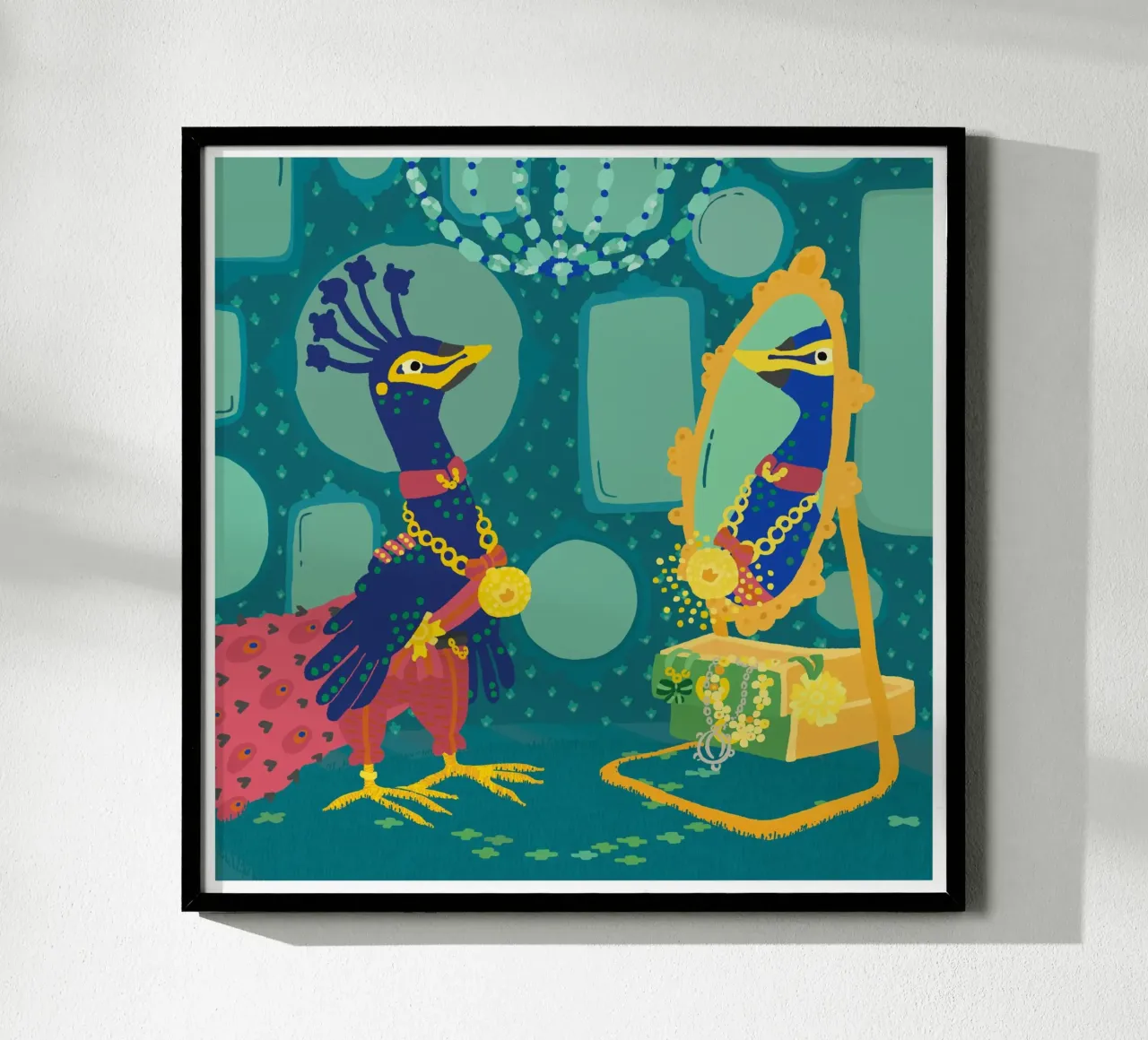 Fiero come un pavone poster da Lidia Blomgren