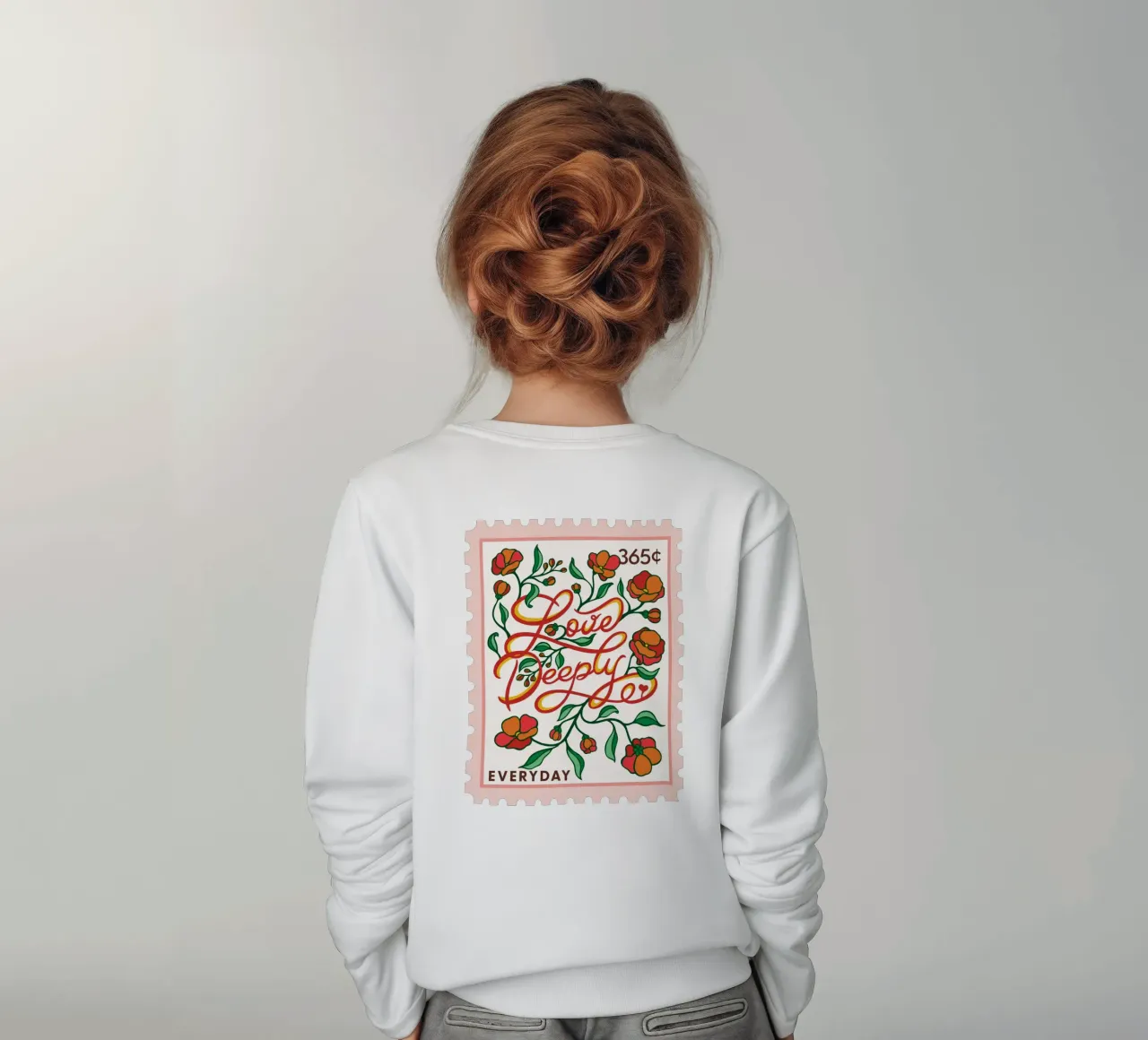 Amare profondamente - Collezione 365 giorni felpa bambino da easternspringco