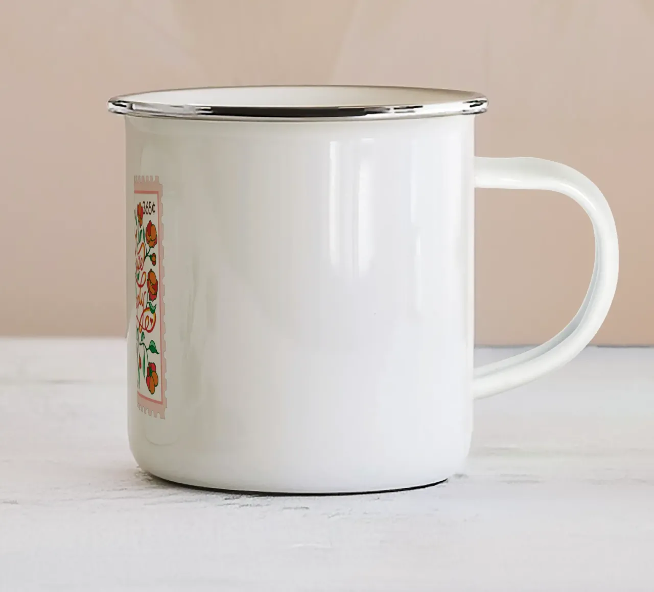 Amare profondamente - Collezione 365 giorni tazza in smalto da easternspringco