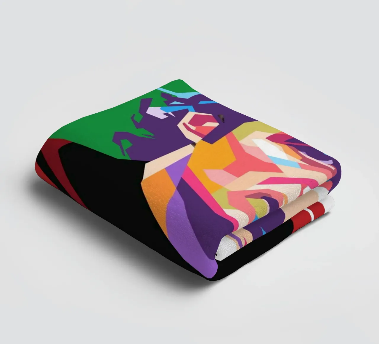 Ritratto pop art di Maldini asciugamano da bagno da Hantamrata