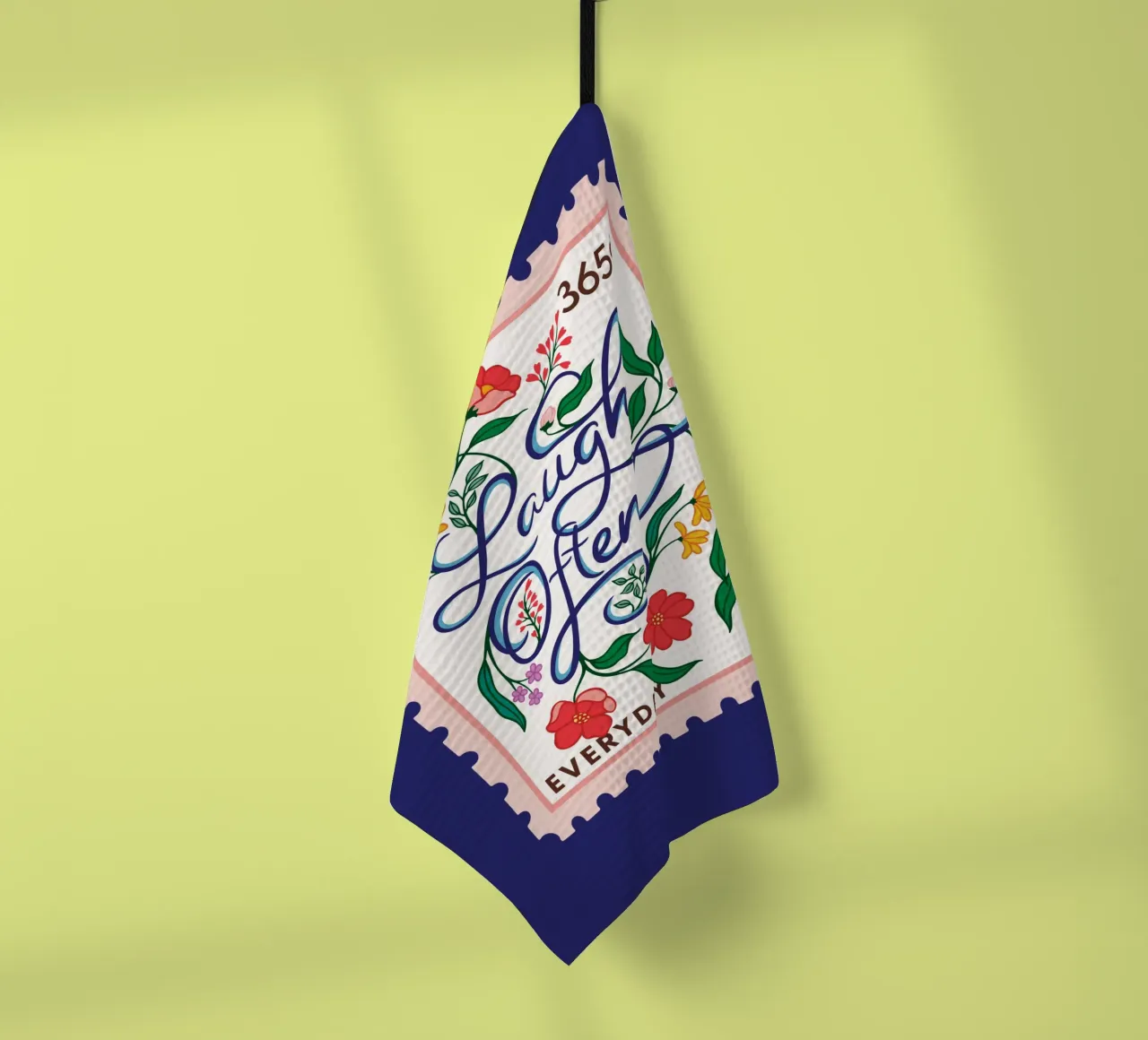 Rire souvent - Collection 365 jours torchon de easternspringco