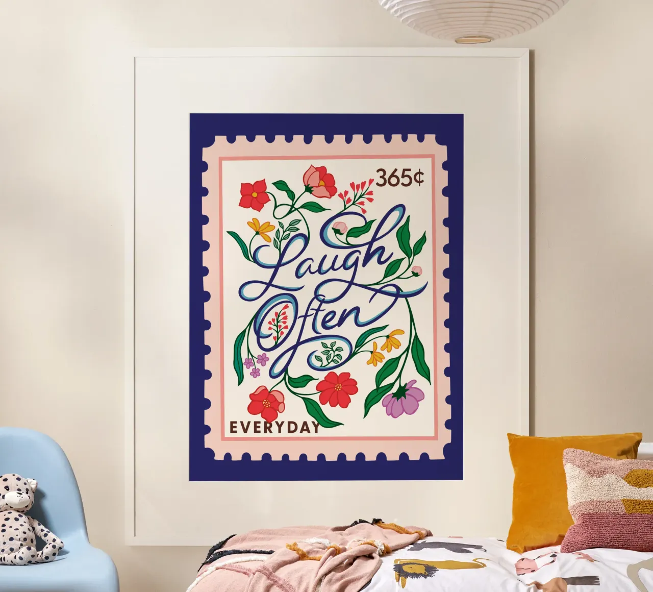 Ridere spesso - raccolta di 365 giorni poster con telaio in plastica da easternspringco