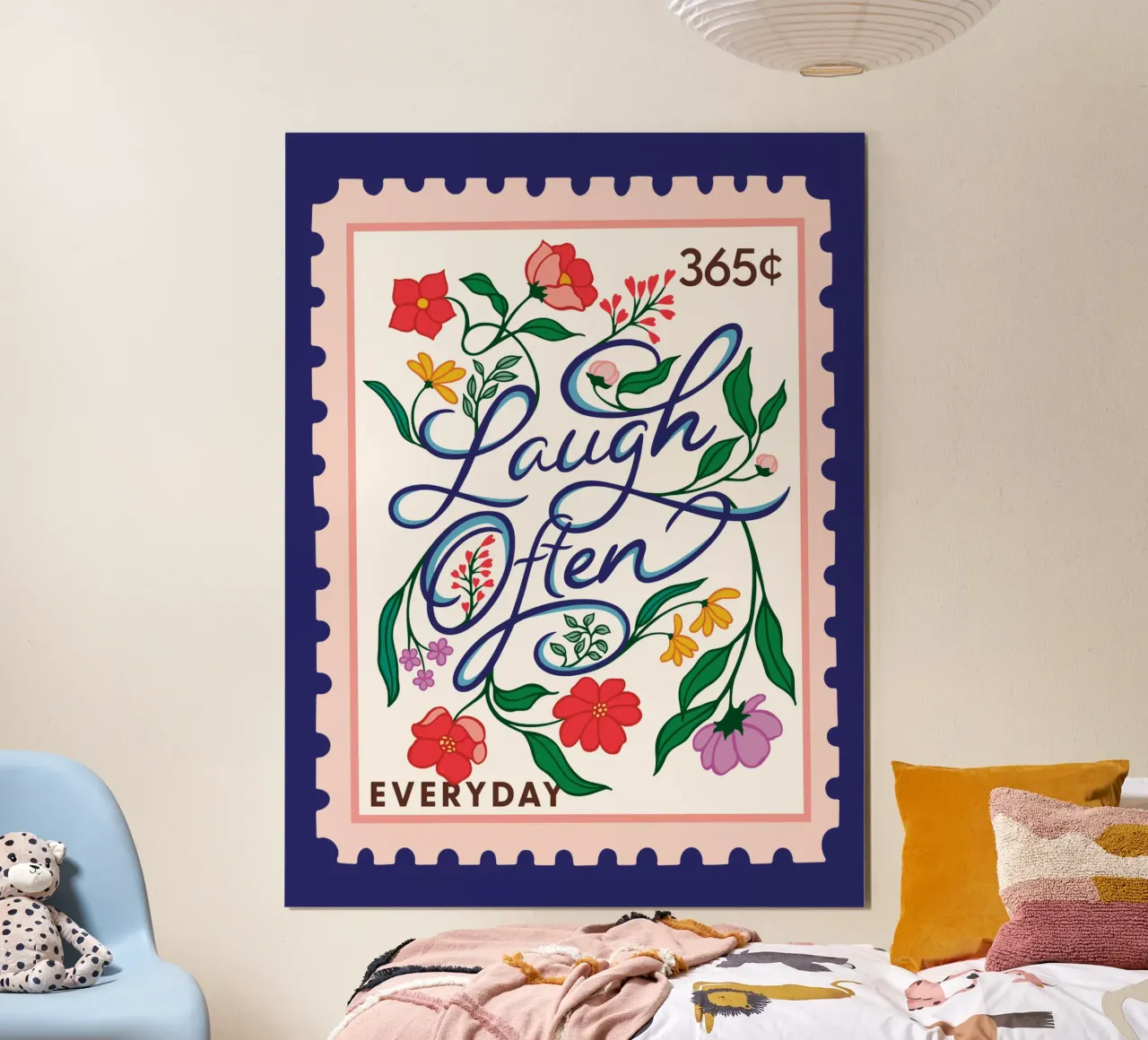 Ridere spesso - raccolta di 365 giorni poster con telaio in plastica da easternspringco