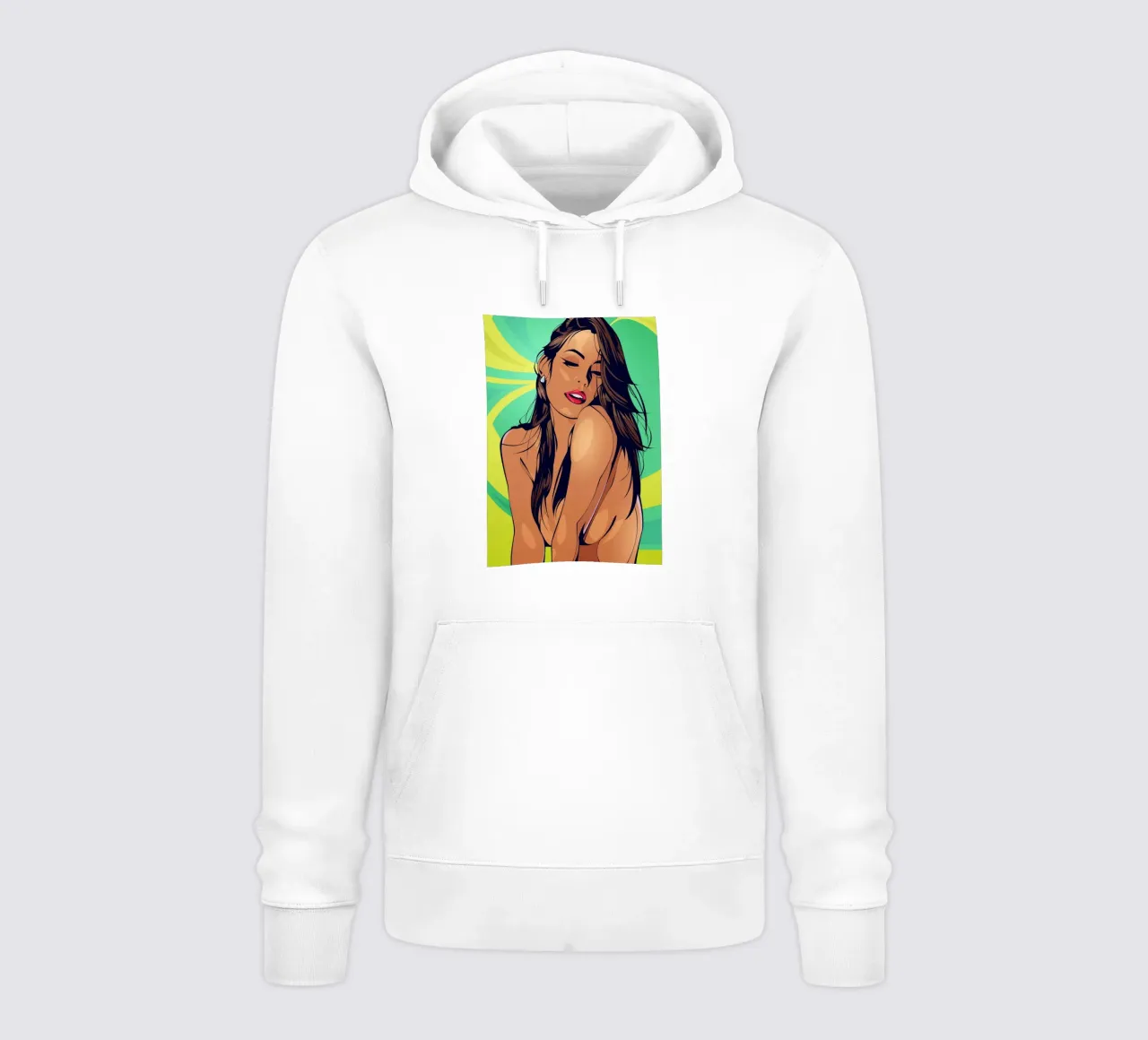 Vector girl felpa con cappuccio da nabakumov