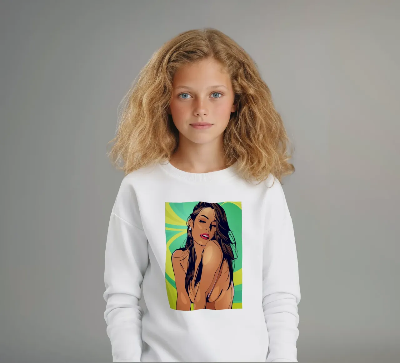 Vector girl felpa bambino da nabakumov