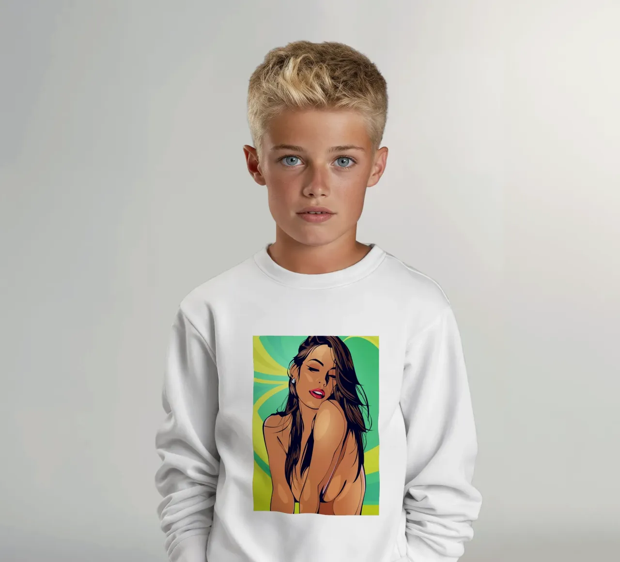 Vector girl felpa bambino da nabakumov