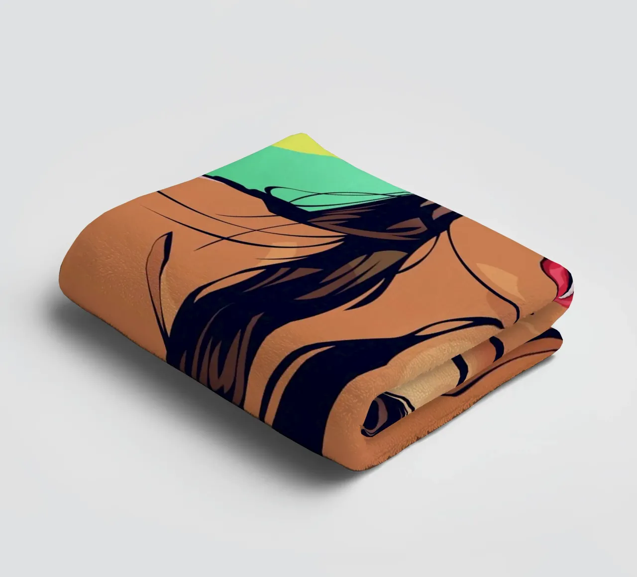 Vector girl asciugamano da bagno da nabakumov
