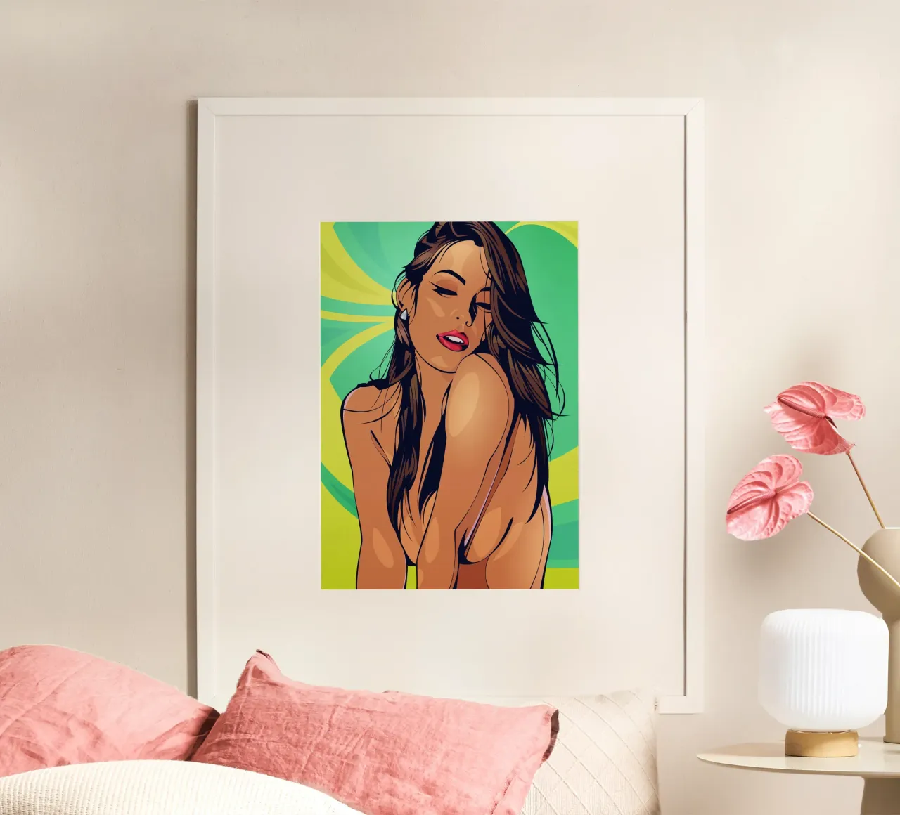 Vector girl poster da nabakumov