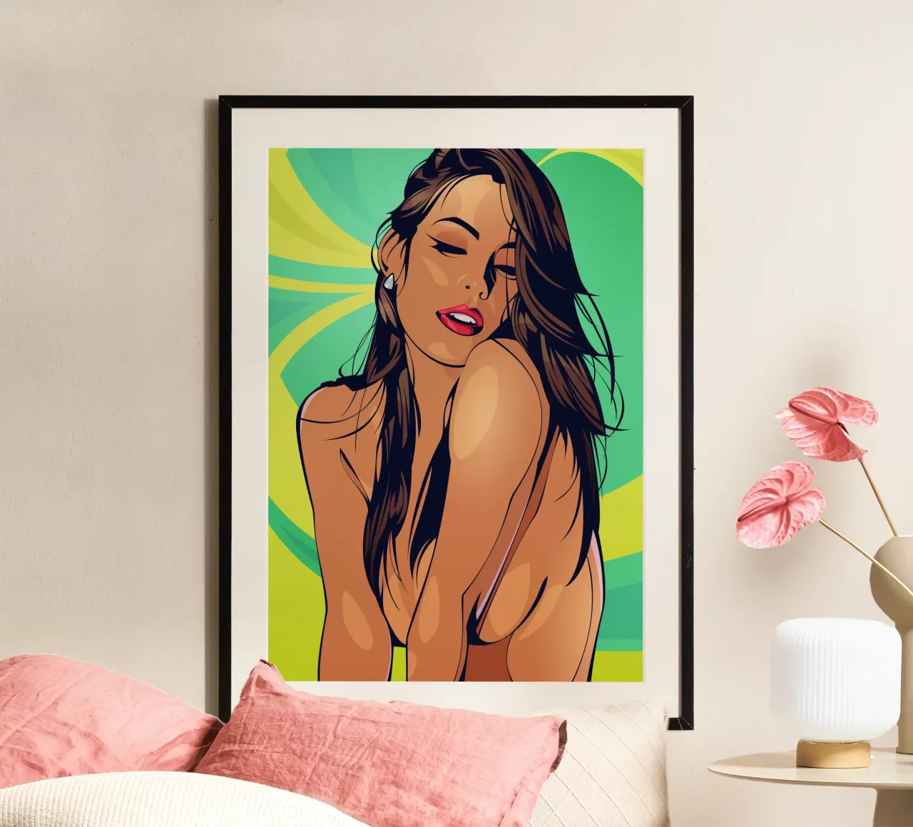 Vector girl poster da nabakumov