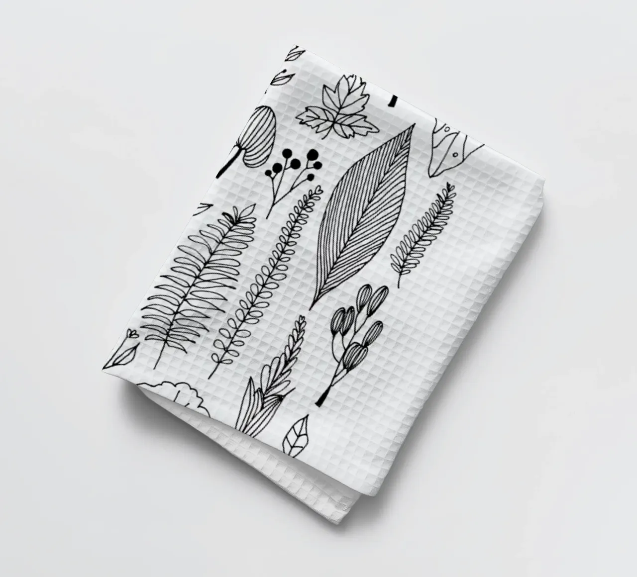 Herbarium Line Drawing canovaccio da cucina da Miles of Light