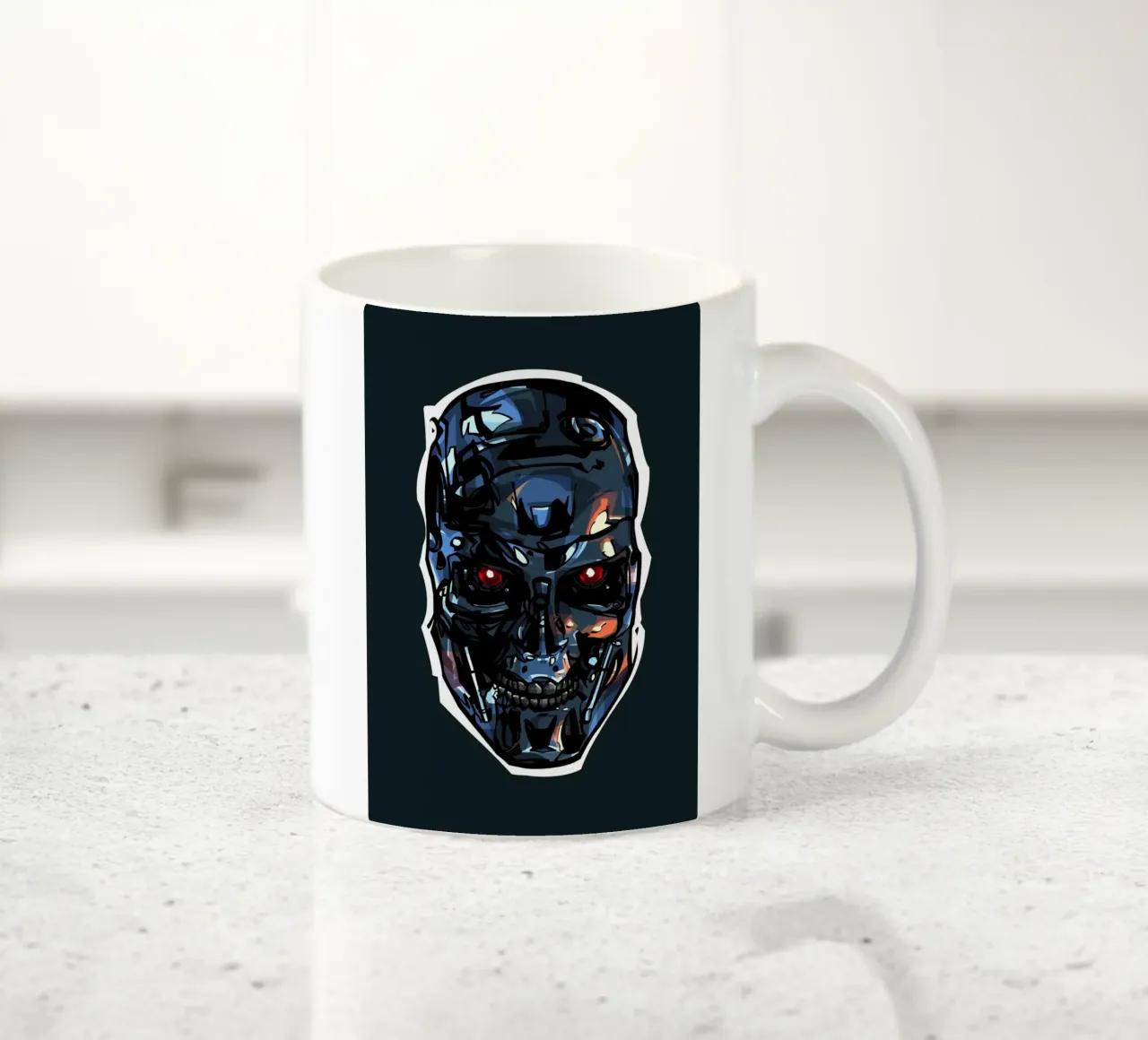 Terminator Head I tazza in ceramica da nabakumov