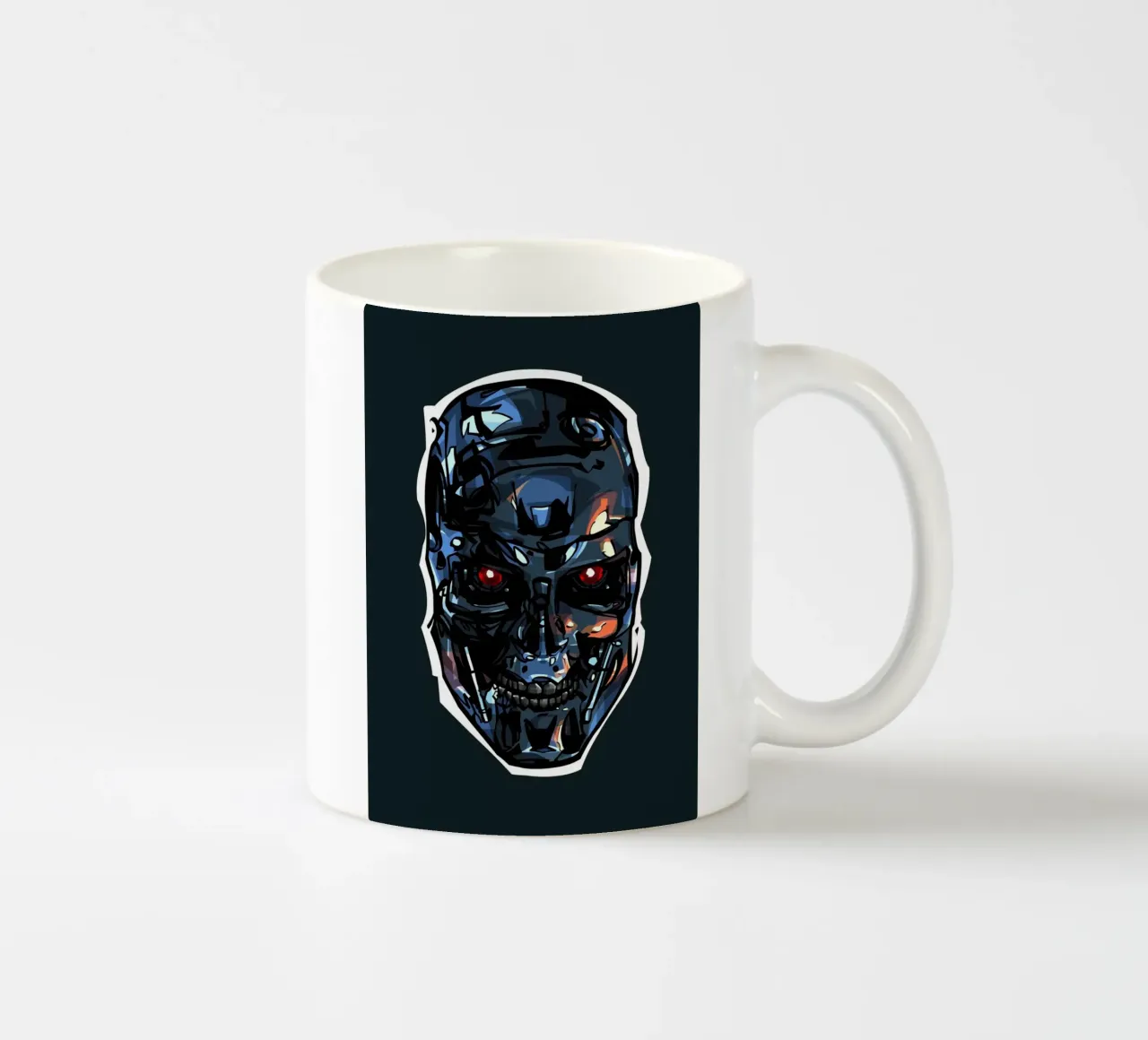 Terminator Head I keramische mok van nabakumov