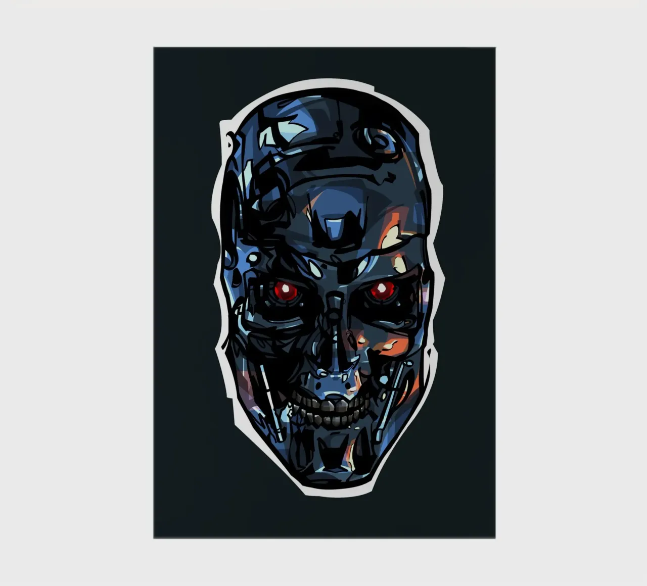 Terminator Head I notebook by nabakumov