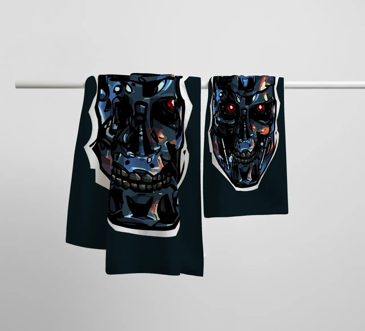 Terminator Head I asciugamano da bagno da nabakumov