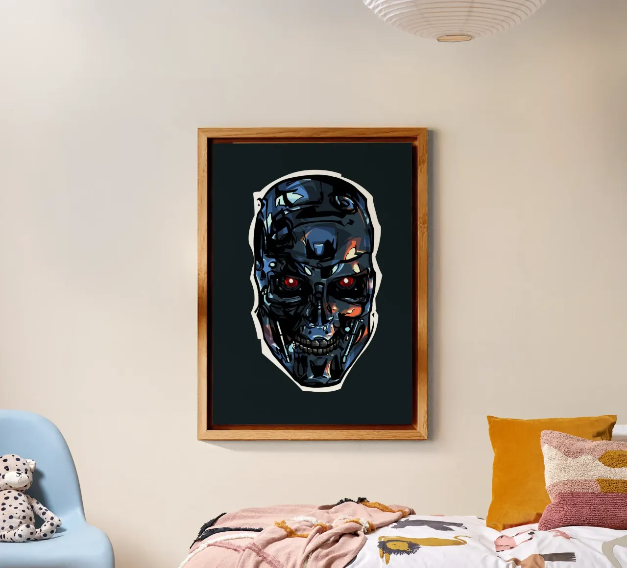 Terminator Head I alluminio dibond da nabakumov