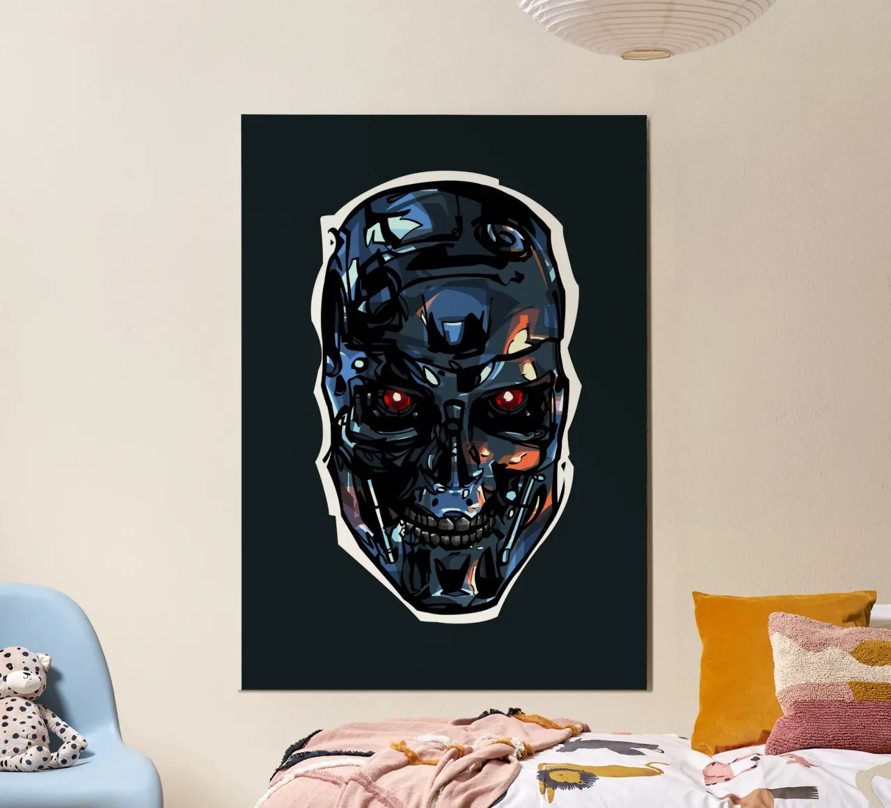 Terminator Head I alluminio dibond da nabakumov