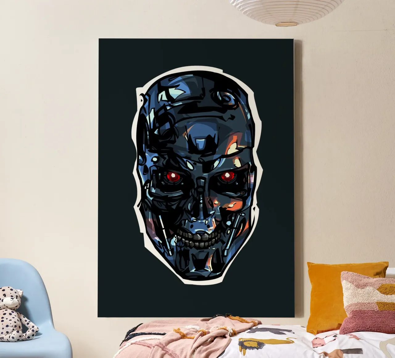 Terminator Head I tela con Cornice a cassetta da nabakumov