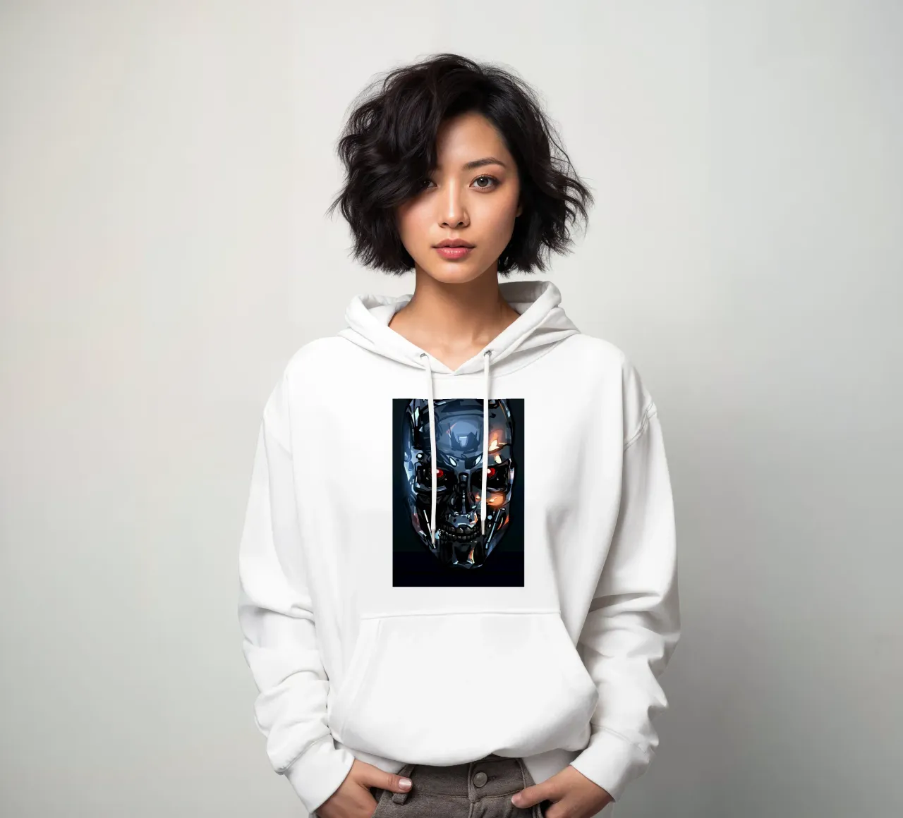 Terminator Head II hoodie by nabakumov