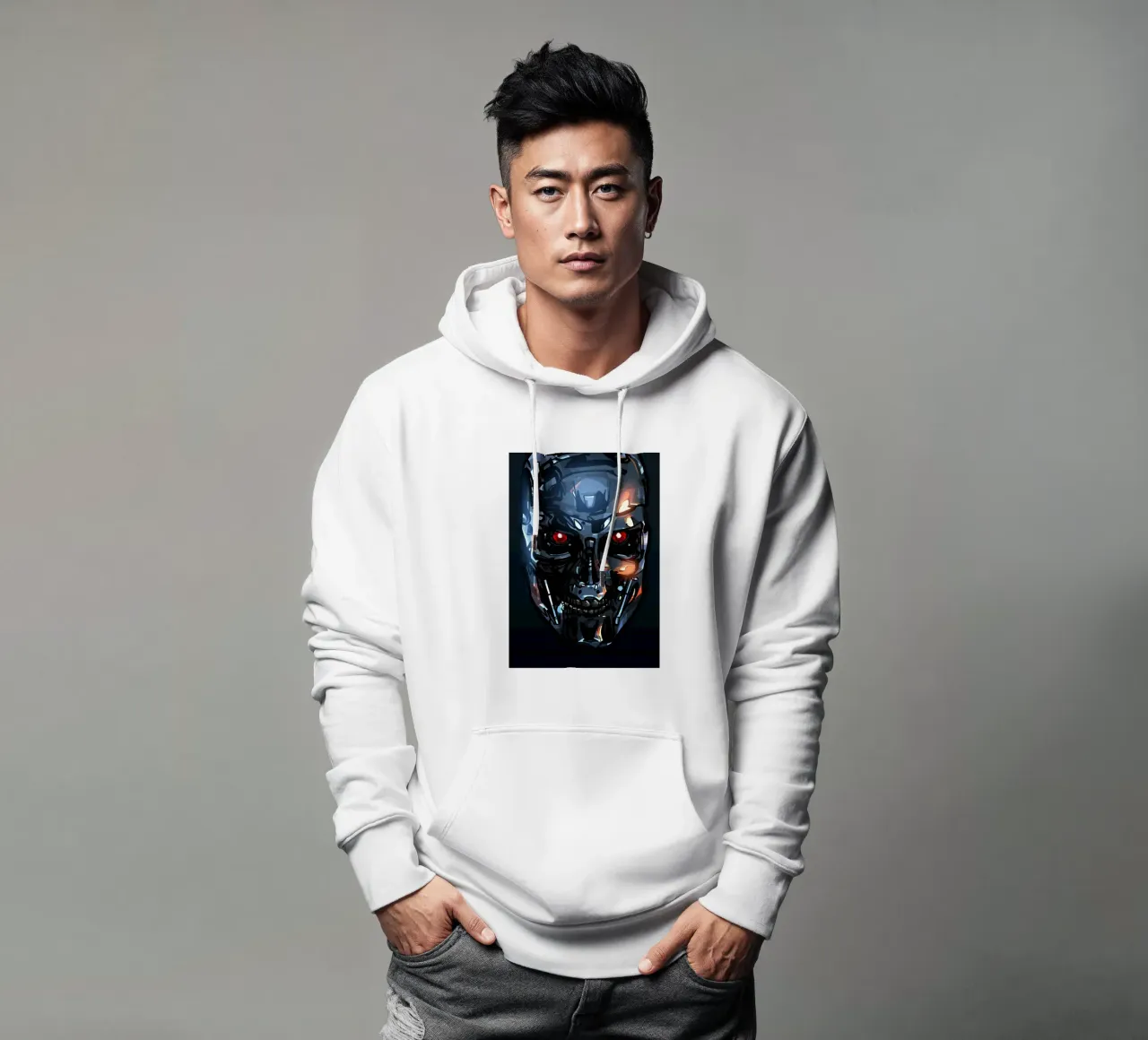 Terminator Head II felpa con cappuccio da nabakumov