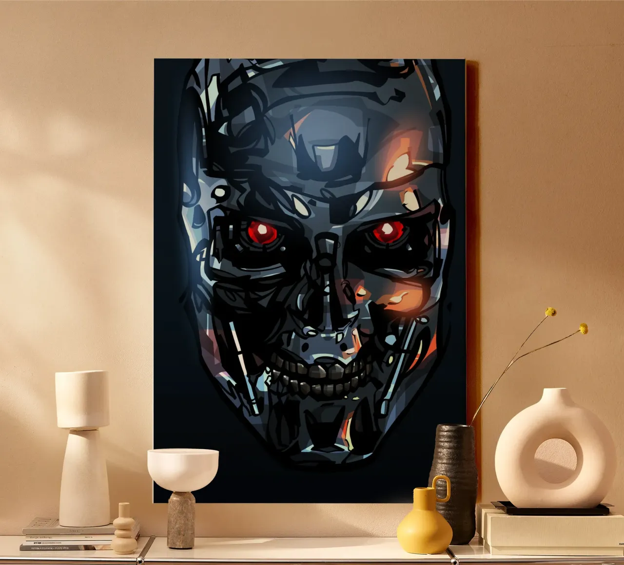 Terminator Head II tela con Cornice a cassetta da nabakumov