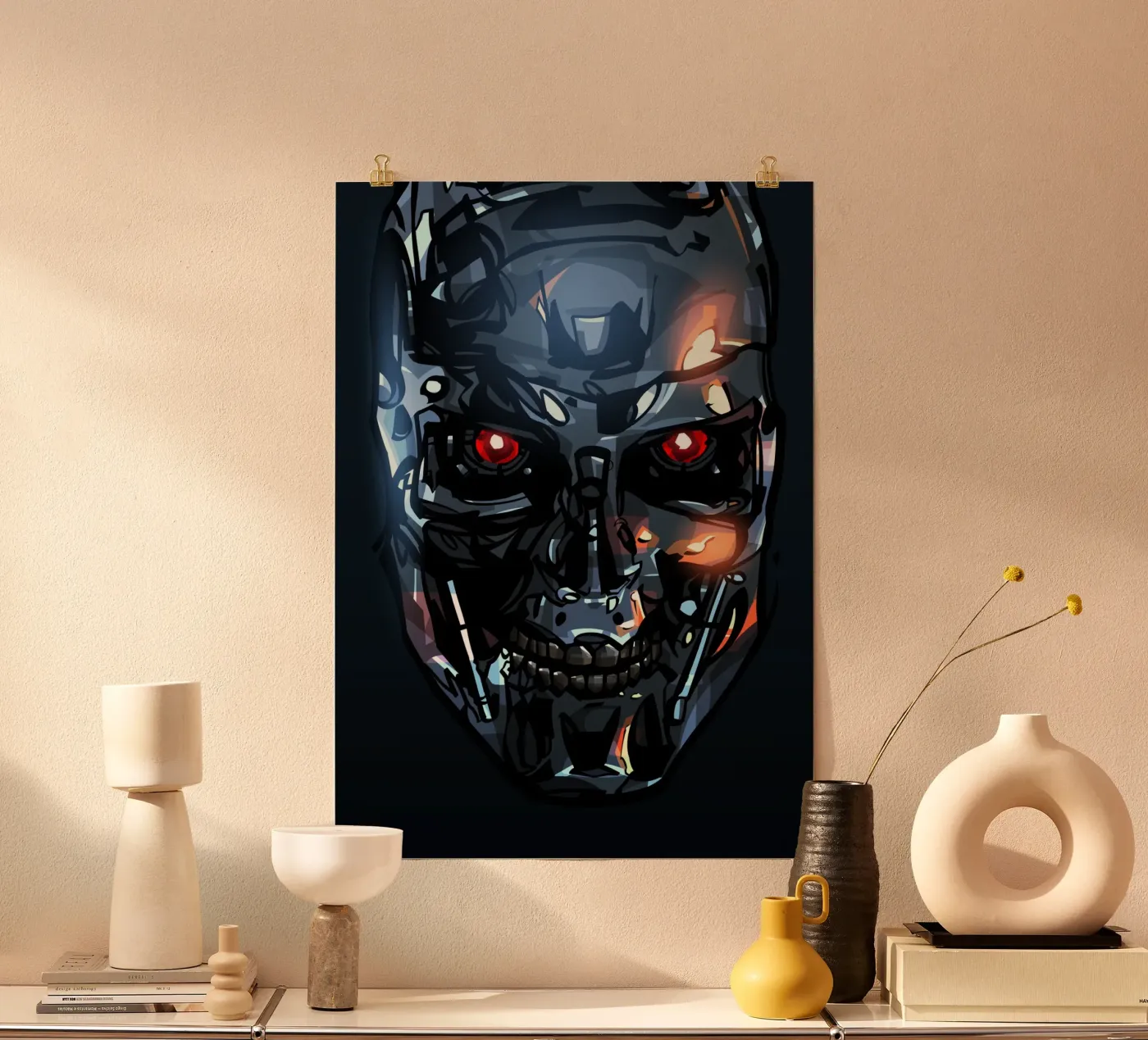 Terminator Head II poster da nabakumov