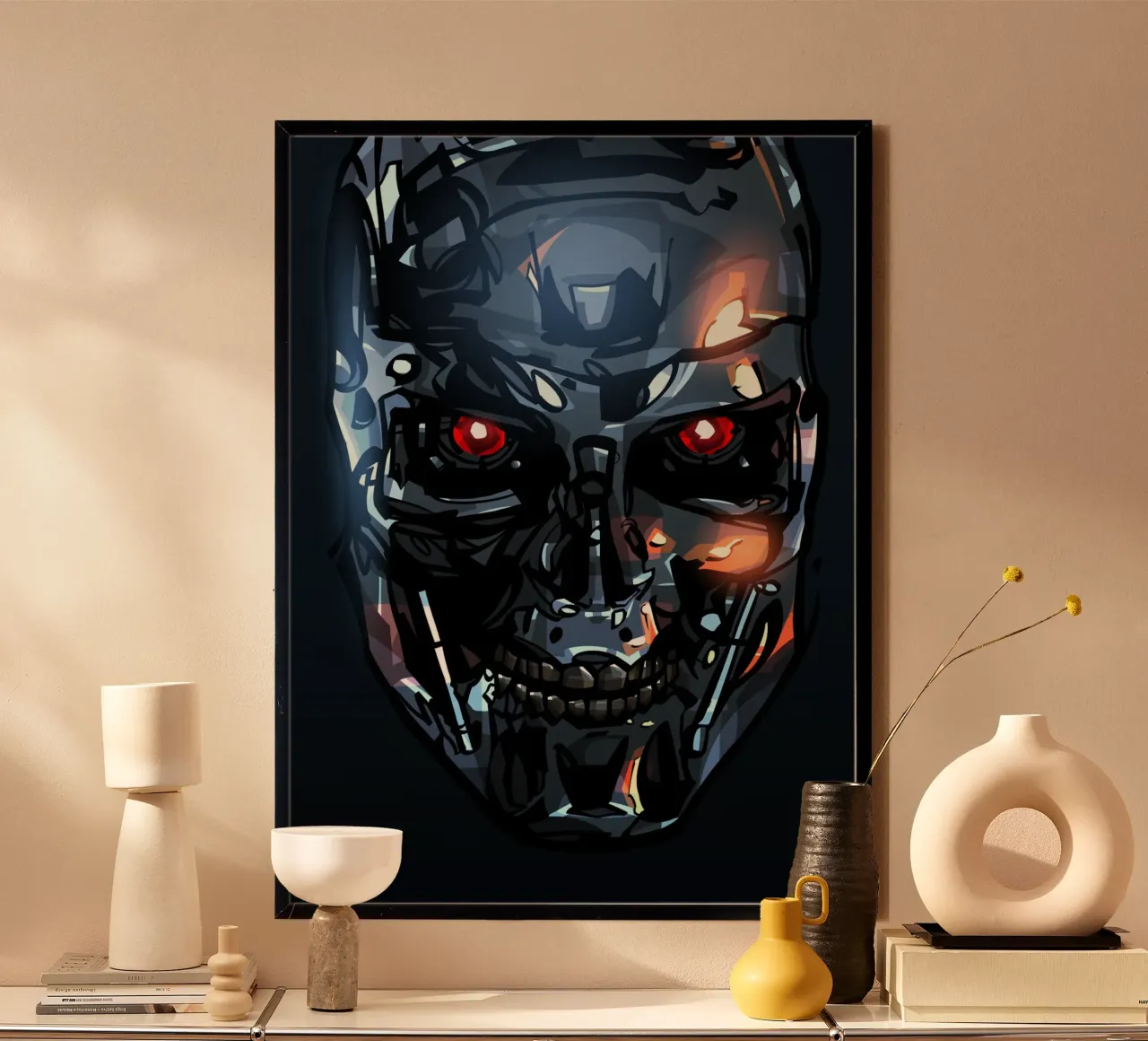 Terminator Head II carta hahnemühle da nabakumov