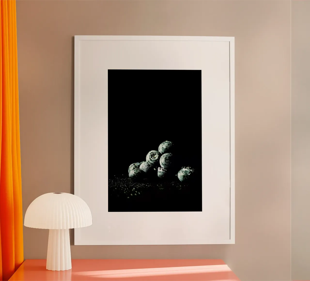 Dark Blueberries poster da Babett Schultze