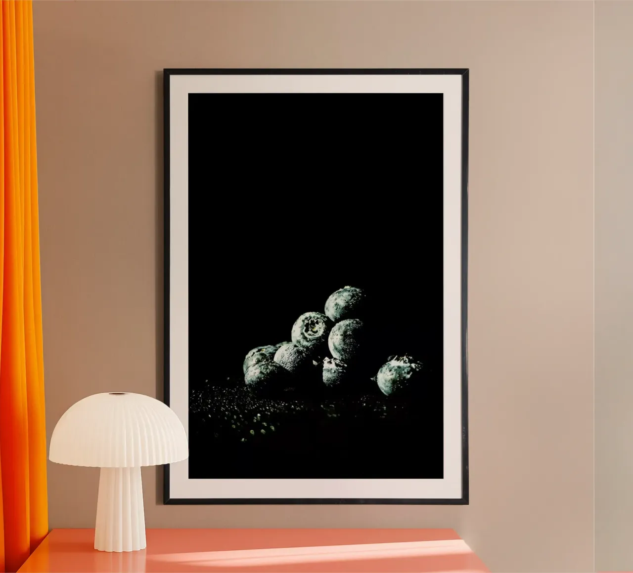 Dark Blueberries poster da Babett Schultze