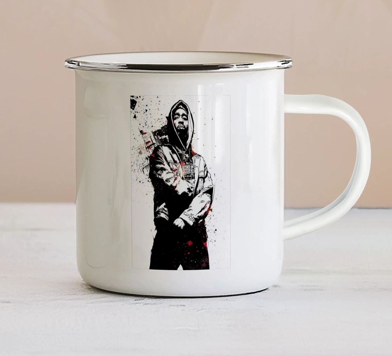 Tupac I tazza in smalto da nabakumov