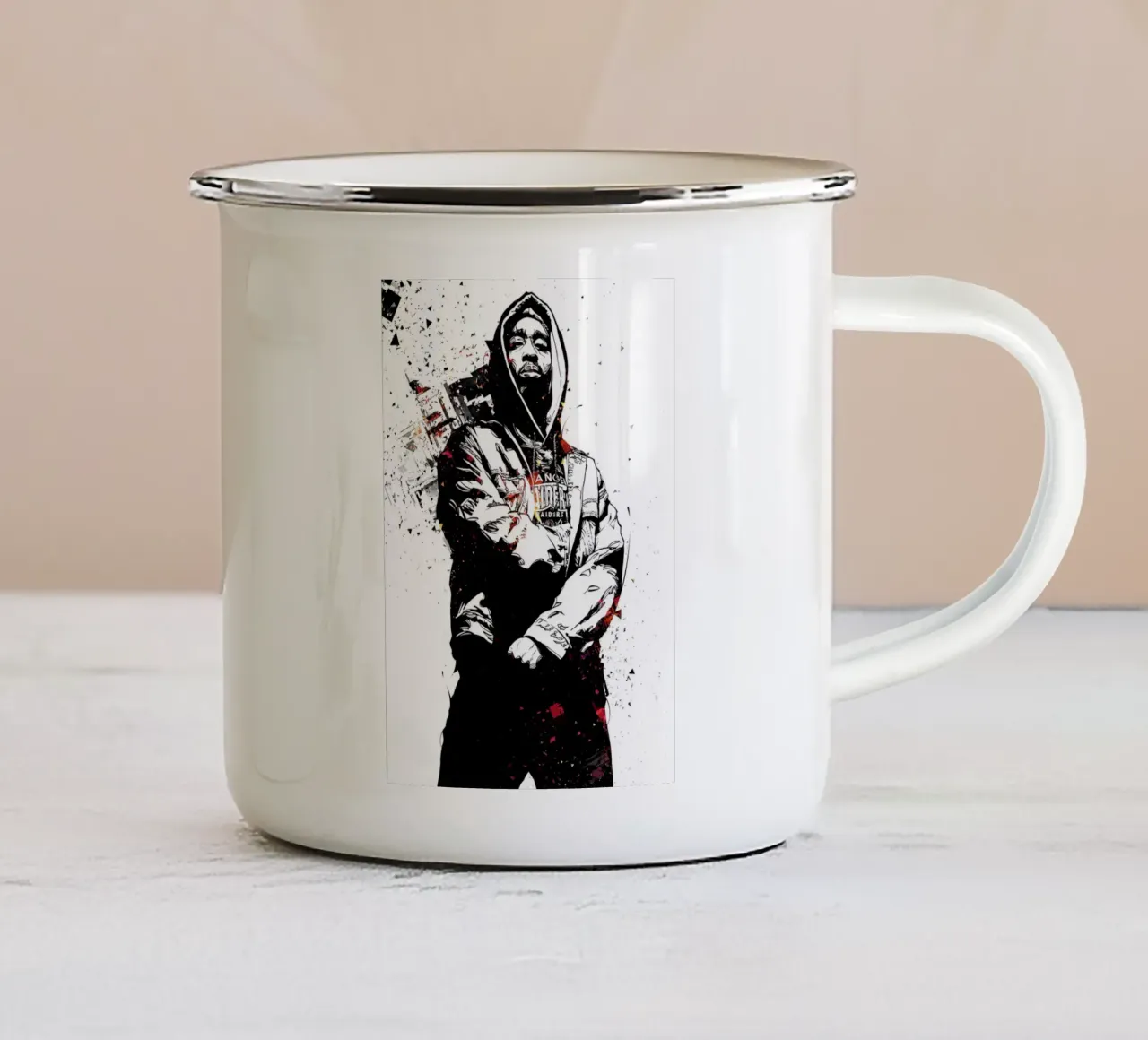 Tupac I tazza in smalto da nabakumov