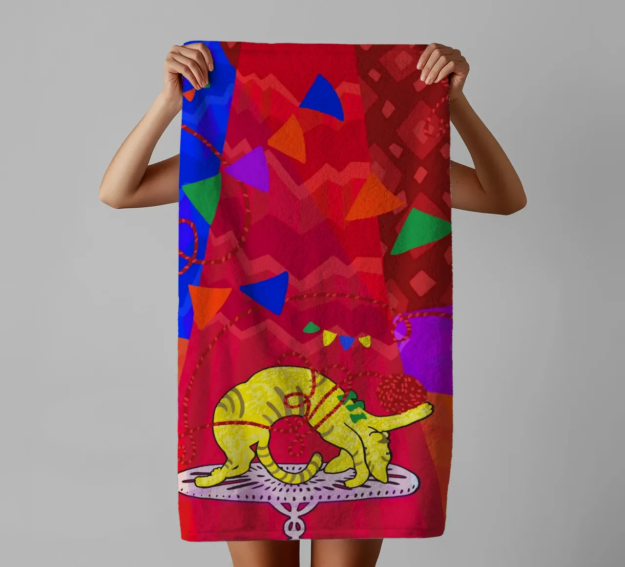 As smooth as a cat towel by Lidia Blomgren