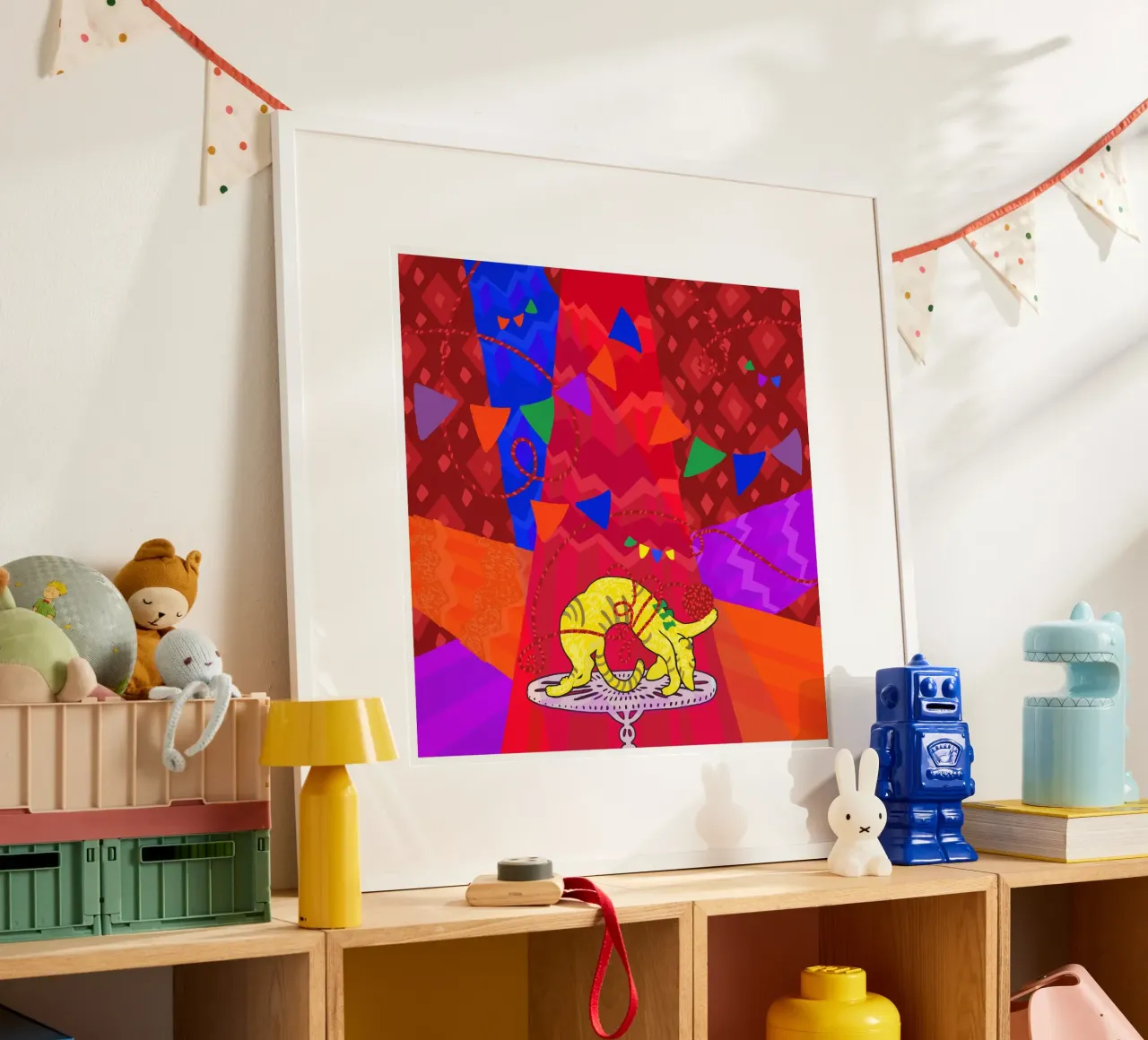 Liscio come un gatto poster con telaio in alluminio da Lidia Blomgren