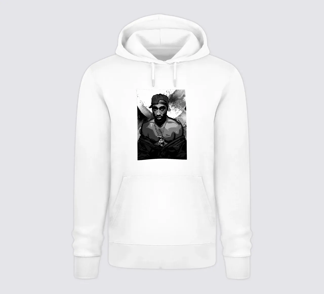 Tupac II felpa con cappuccio da nabakumov