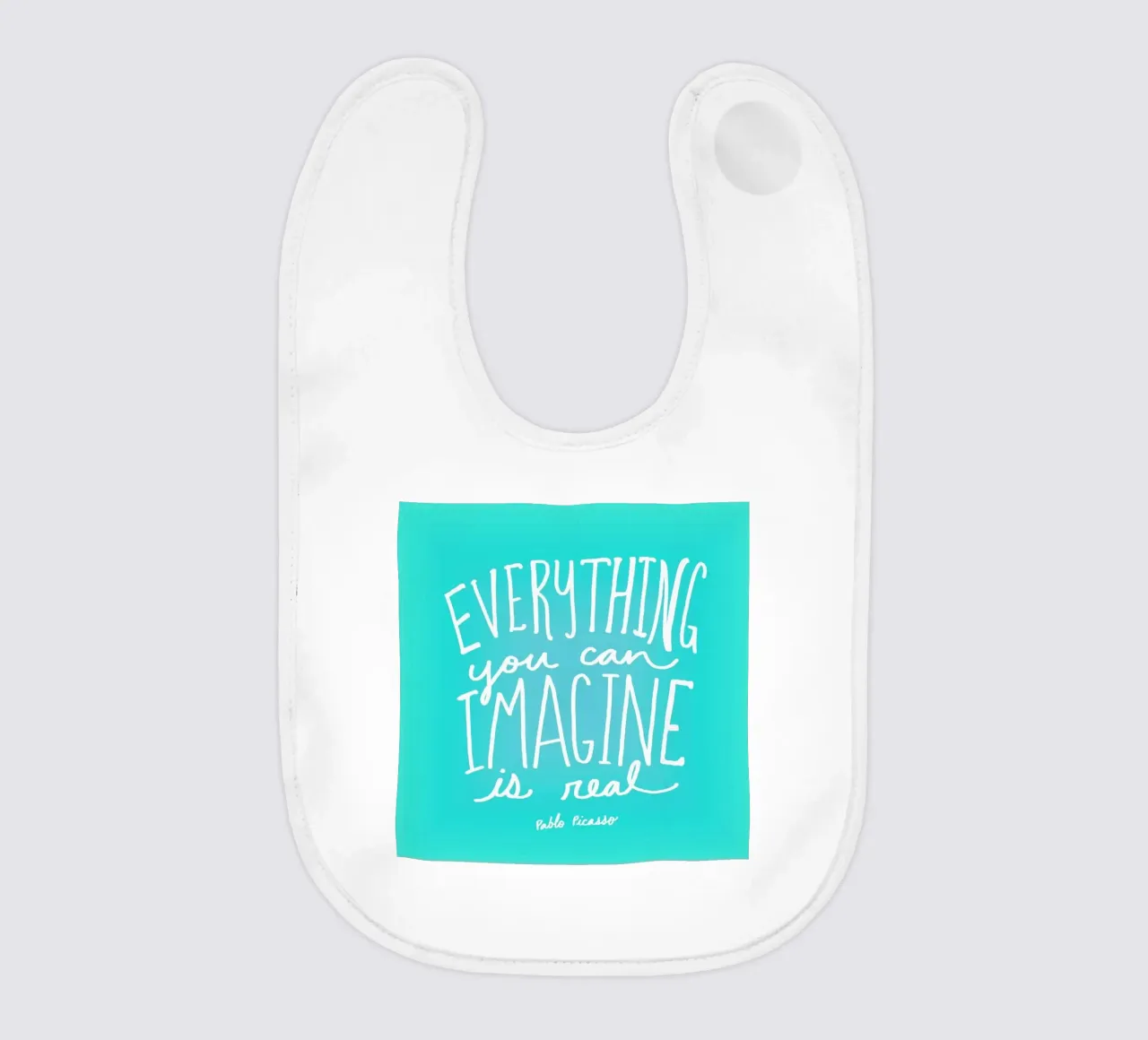 Imagine - Teal bavaglino da Leah Flores