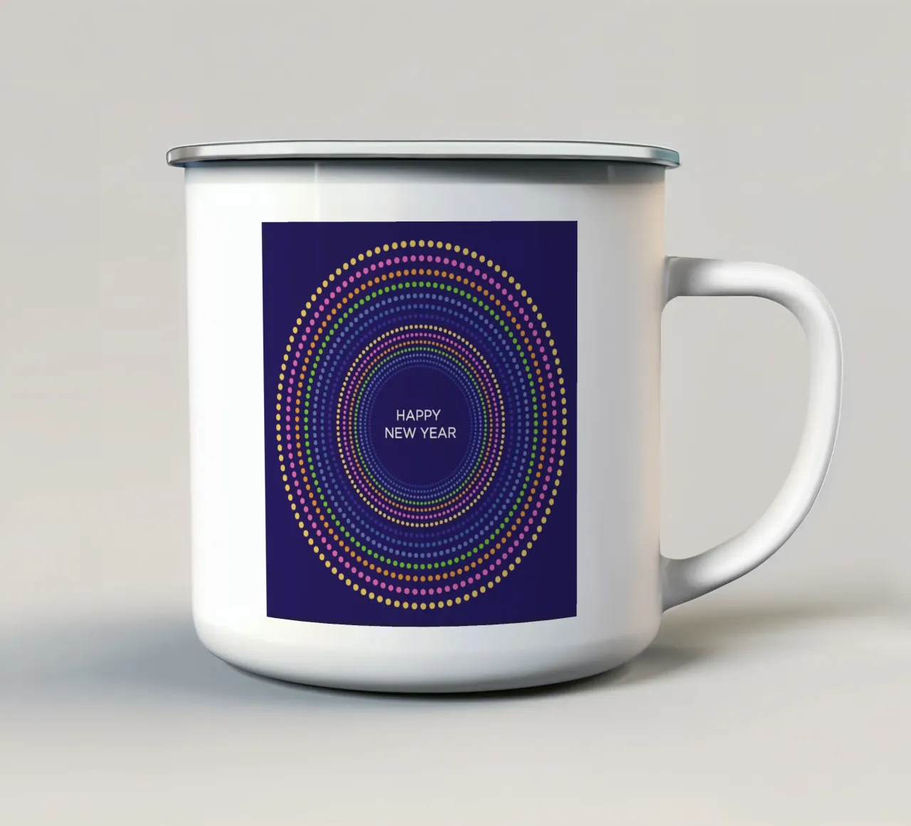 Fireworks tazza in smalto da Bo Lundberg