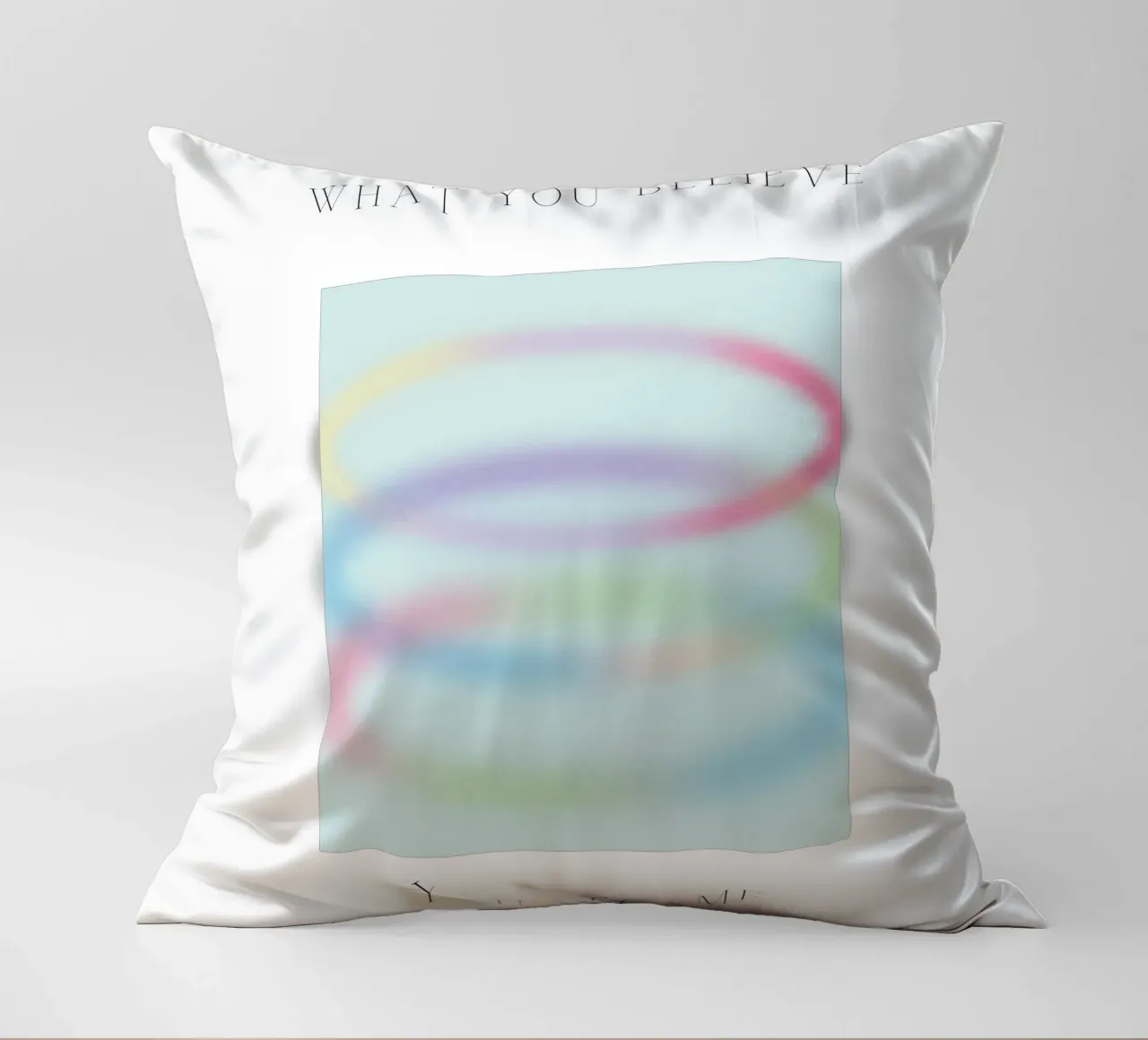 Credere diventa essere - La fiducia vi plasma cuscino da QuooodZ by MooodzArt