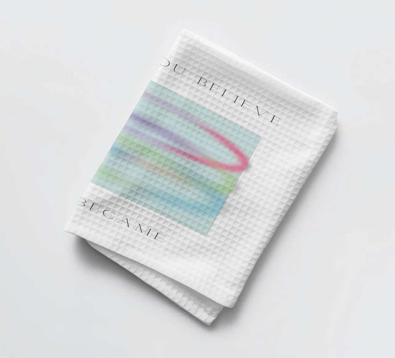 Credere diventa essere - La fiducia vi plasma canovaccio da cucina da QuooodZ by MooodzArt