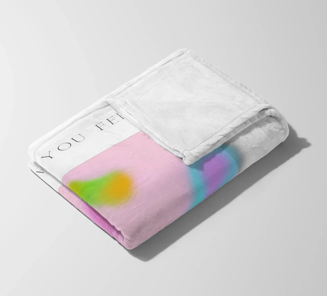 Magnetic Vibes - What you feel comes to you fleece blanket by QuooodZ by MooodzArt