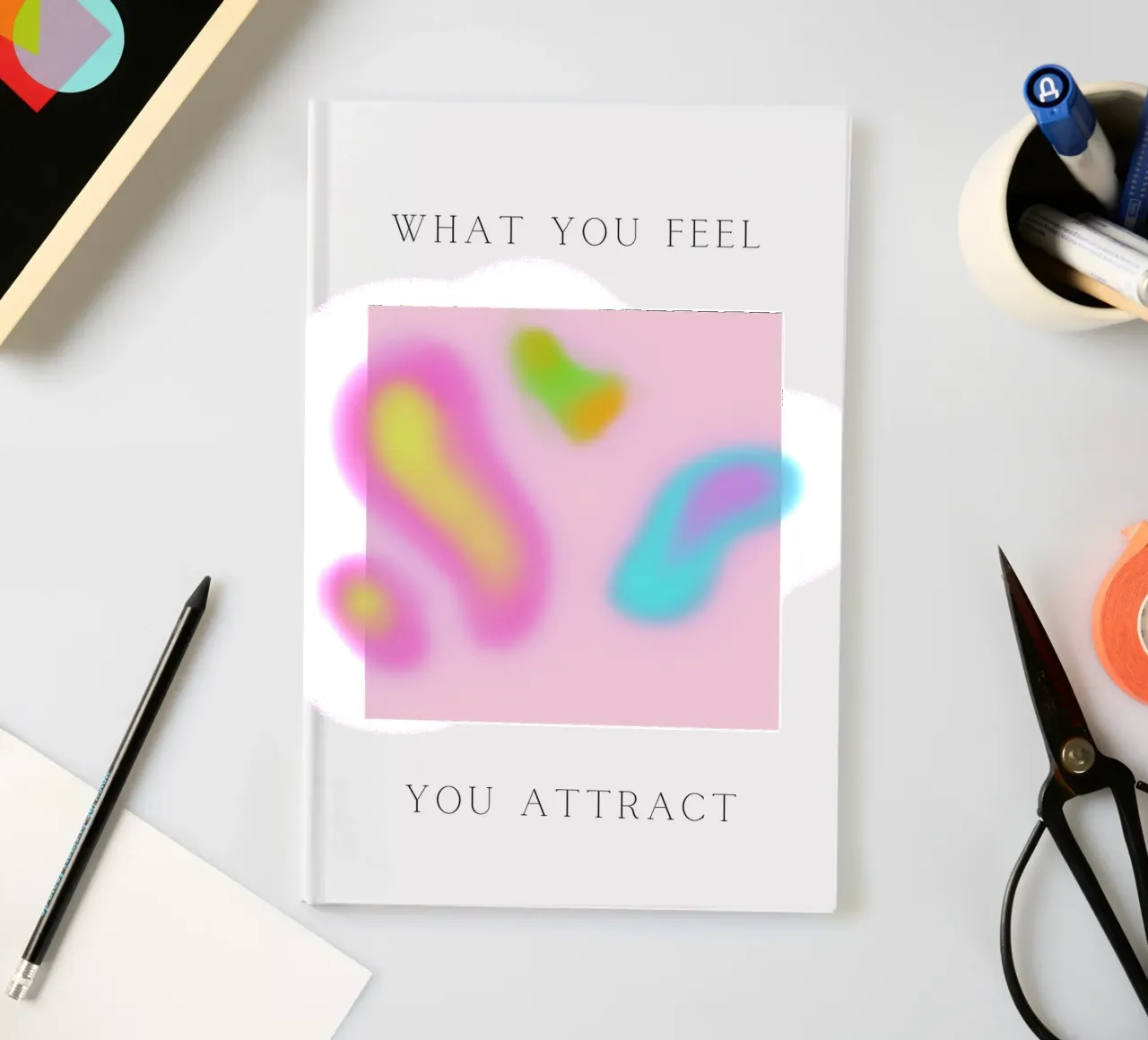 Magnetic Vibes - What you feel comes to you notebook by QuooodZ by MooodzArt