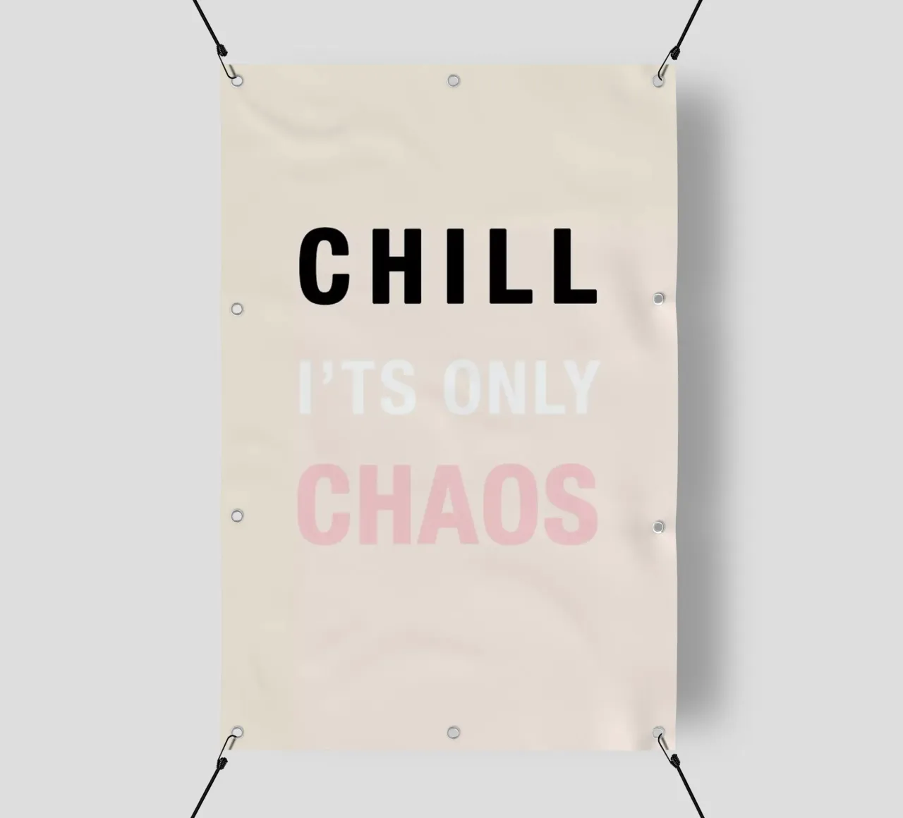 Chill It's Only Chaos telo in pvc da Vasare Nar