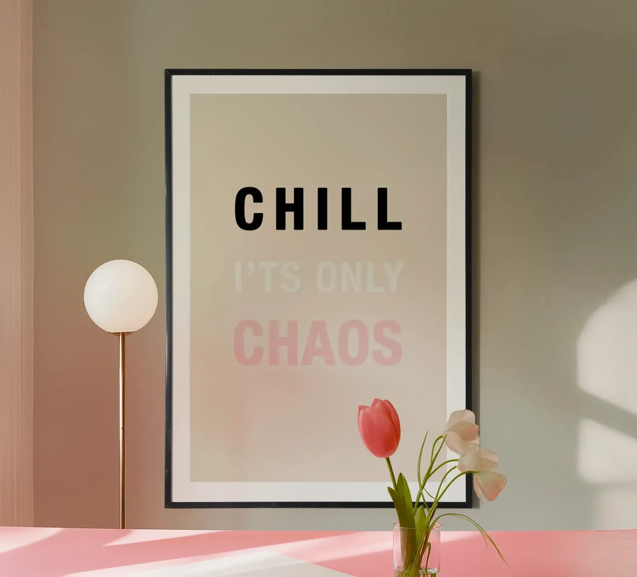Chill It's Only Chaos carta hahnemühle da Vasare Nar