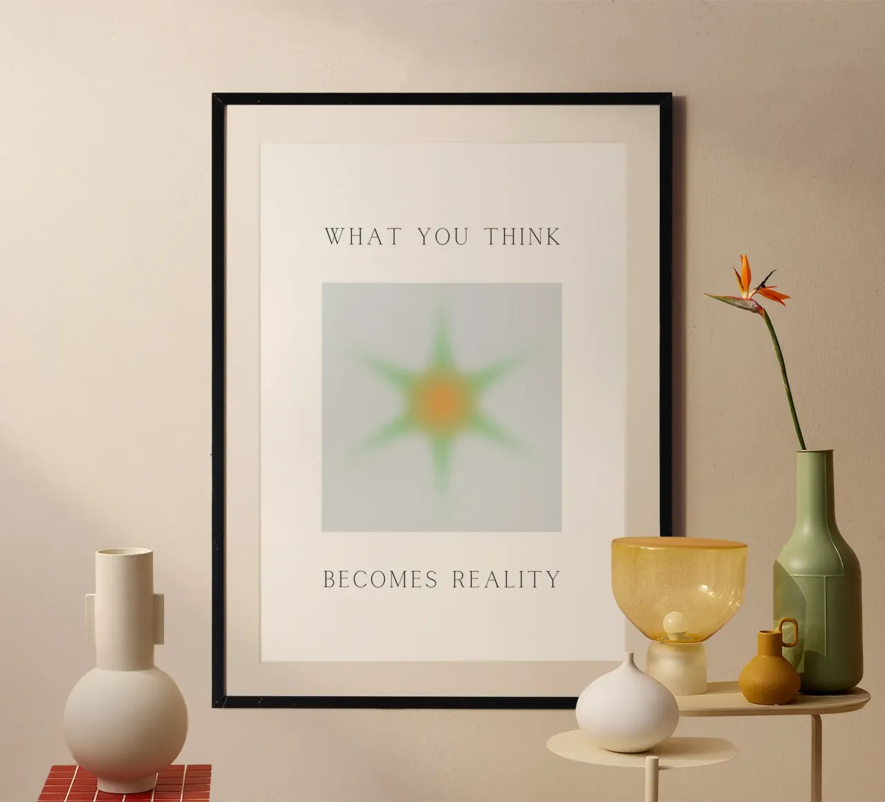 Mind Magic - Piénsalo. Sé. poster con marco de plástico de QuooodZ by MooodzArt