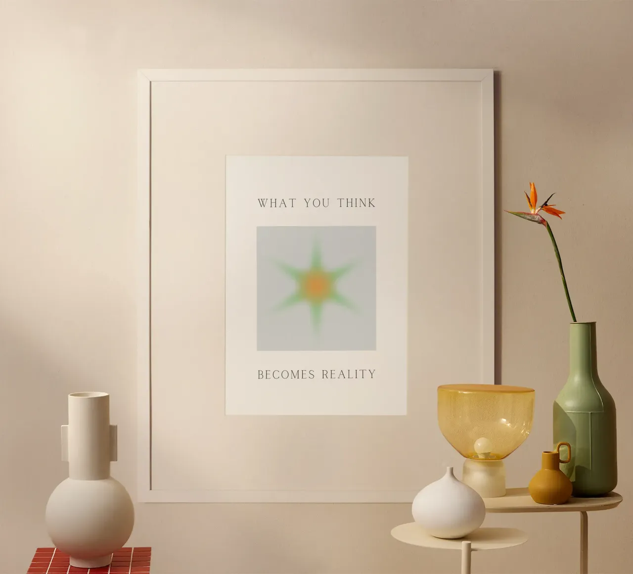 Mind Magic - Piénsalo. Sé. poster con marco de plástico de QuooodZ by MooodzArt