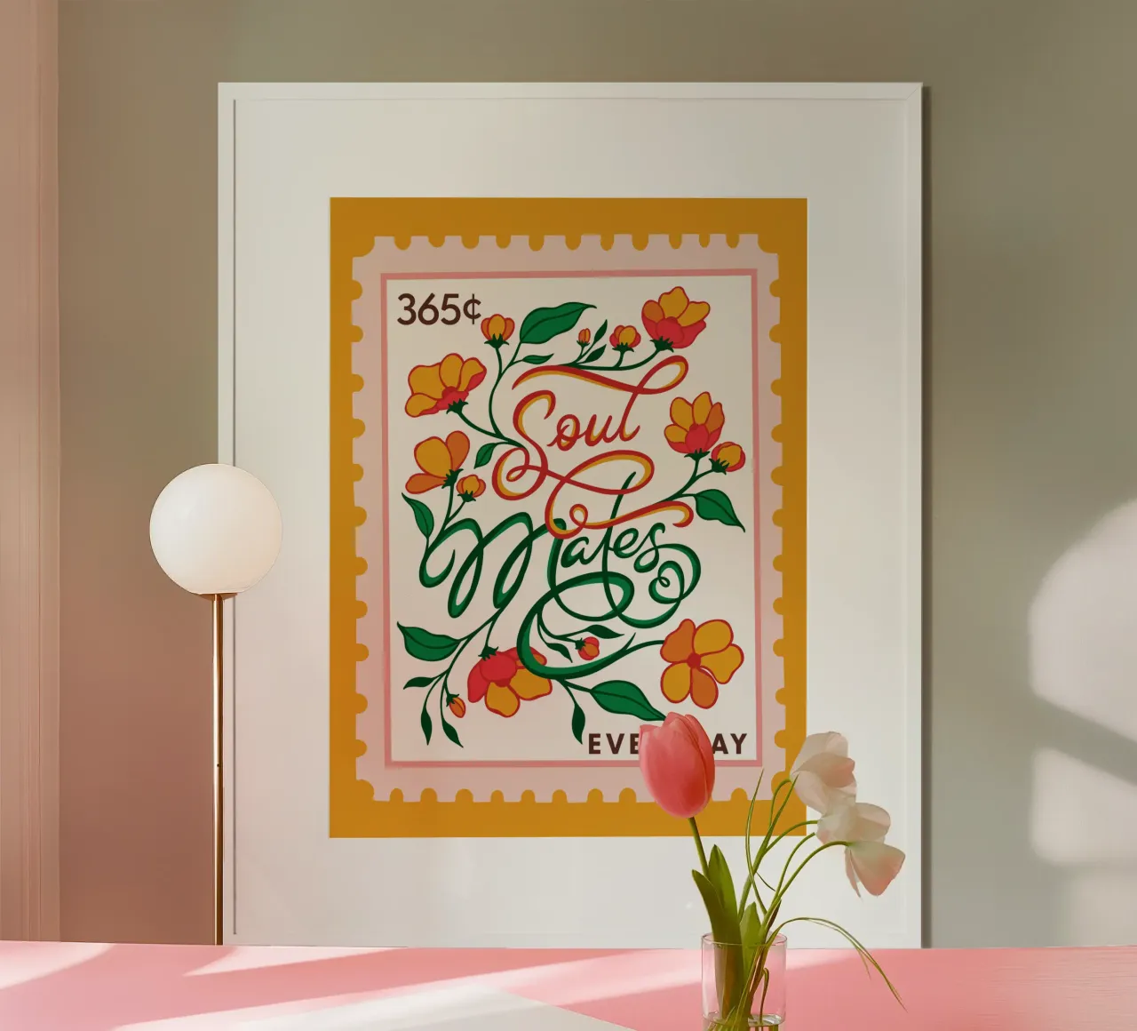 Anime gemelle - Collezione 365 giorni poster con telaio in plastica da easternspringco